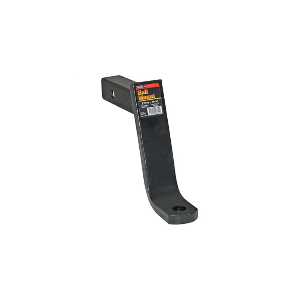 2" Ball Mount With 8" Drop X 102 Long Tube Black - BUY1803017
